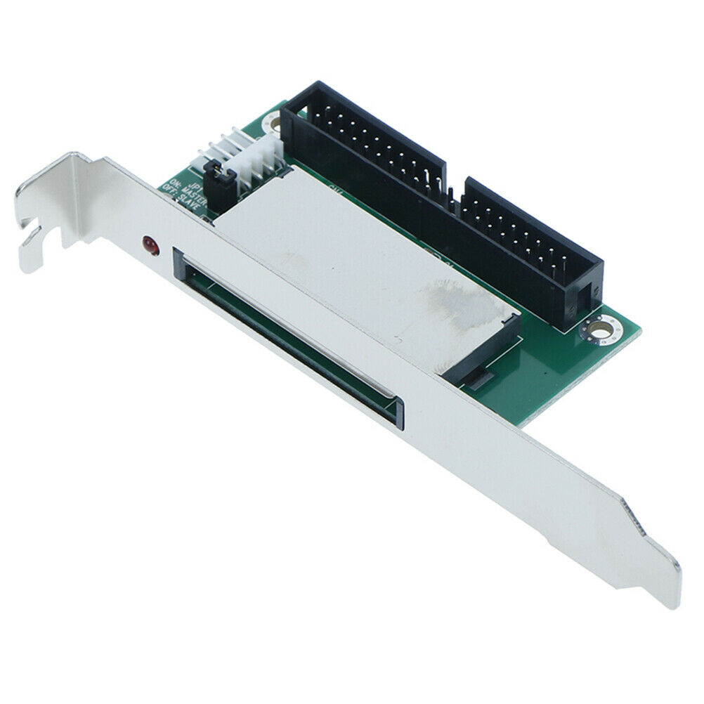 40Pin ATA IDE to Compact Flash CF Adapter Converter with PCI Bracket Back Panel