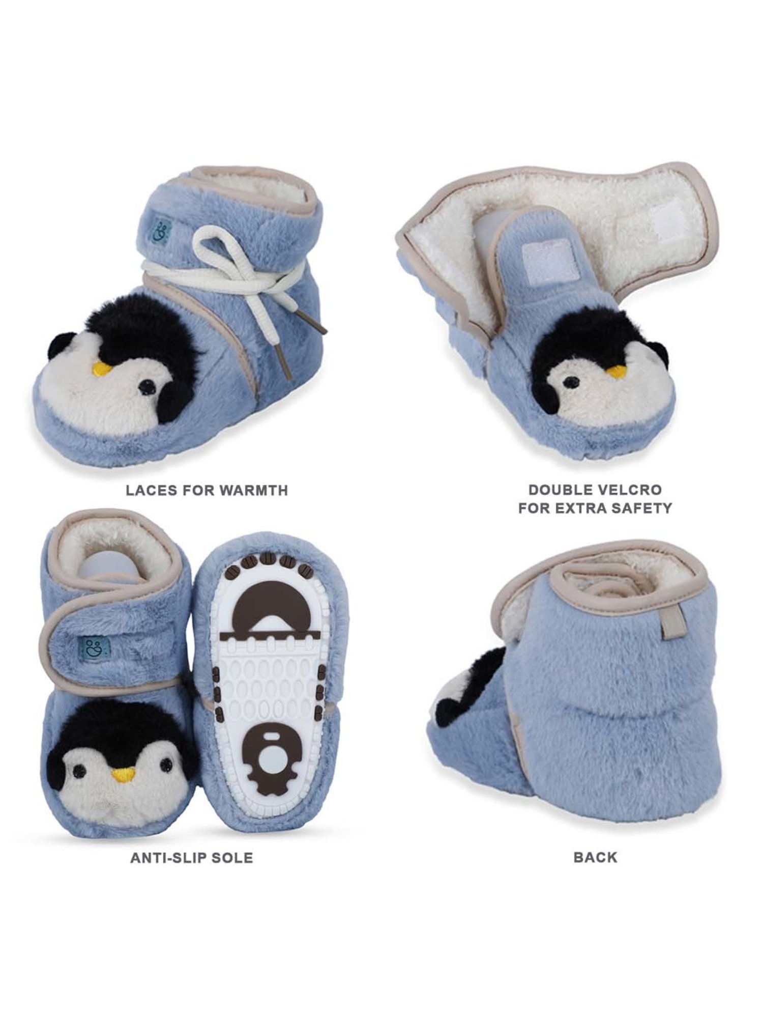 Baby Moo Kids Brown Casual Booties