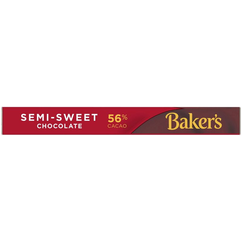 Baker's 56% Cacao Semi-Sweet Chocolate Baking Bar - 4oz