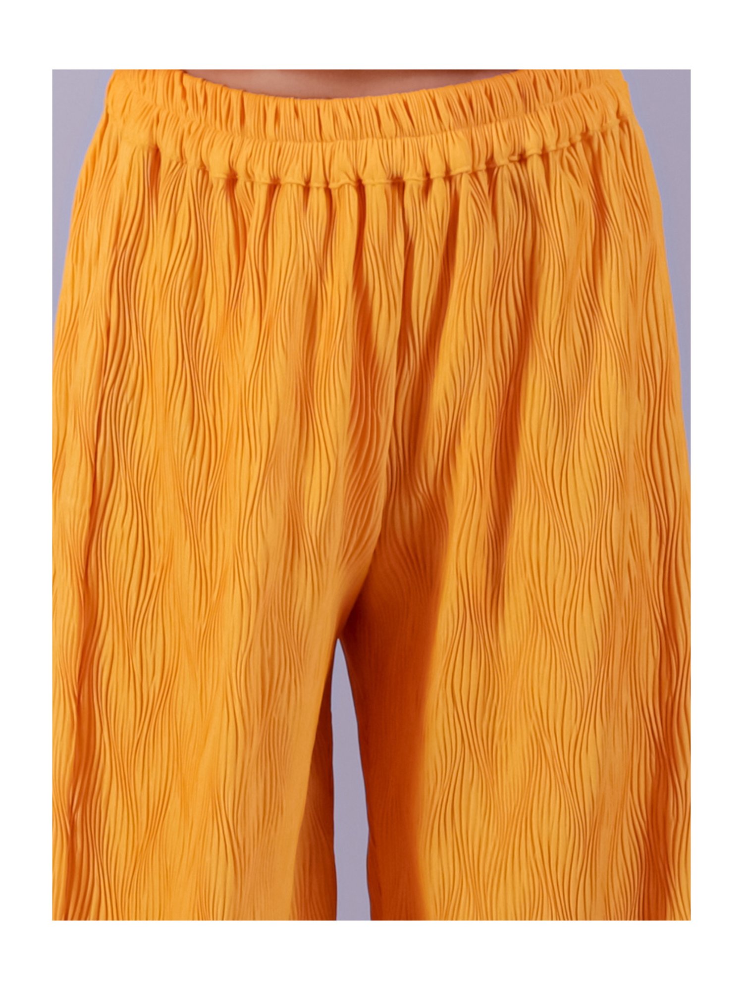 Peppermint Kids Peach Printed Top, Inner with Pants