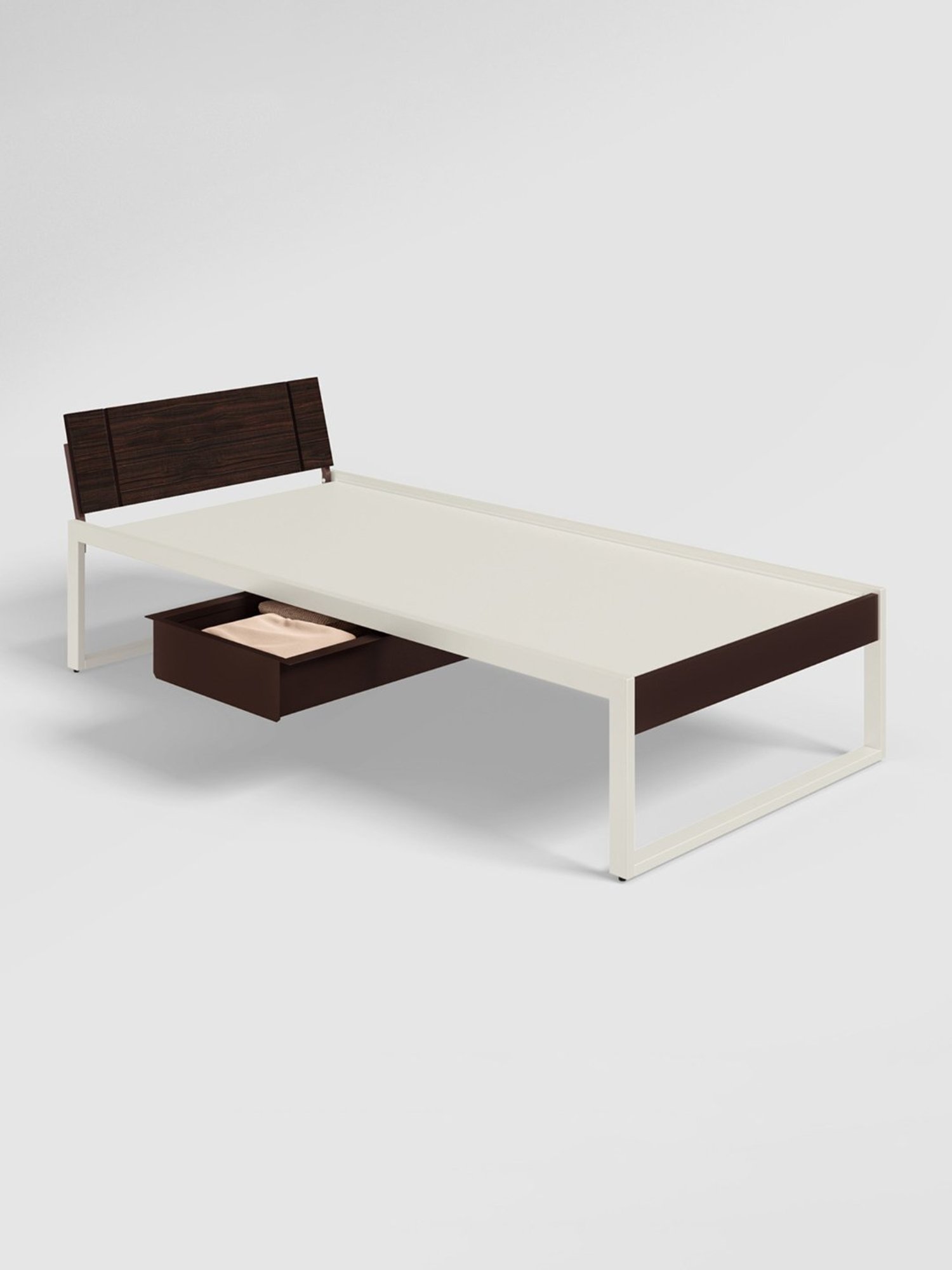 Nilkamal Riva Black Engineered Wood King Size Bed with Storage