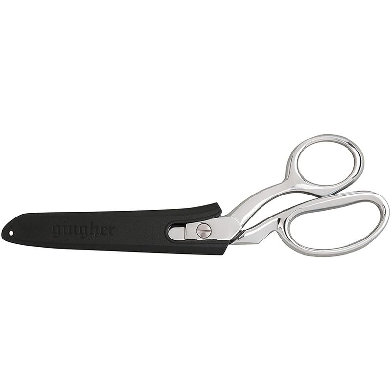 Gingher Knife Edge Dressmaker Shears 8"-W/Molded Nylon Sheath