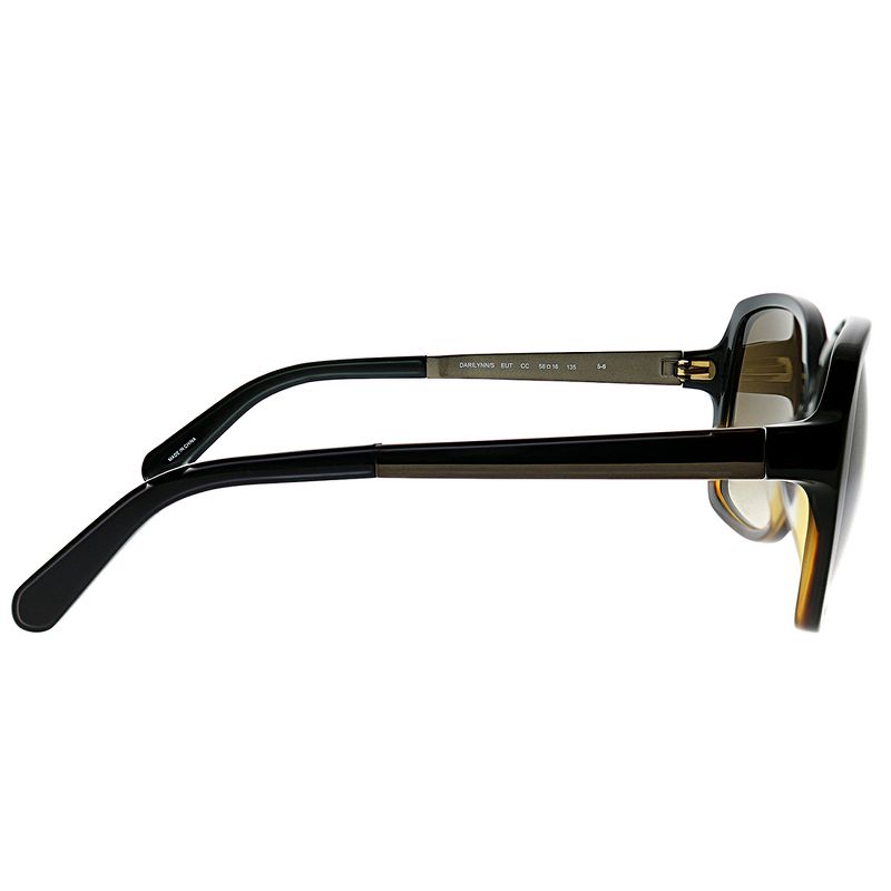 Kate Spade Low Bridge Fit Jenilee/F/S S5A Womens Square Sunglasses Blue Tortoise 57mm