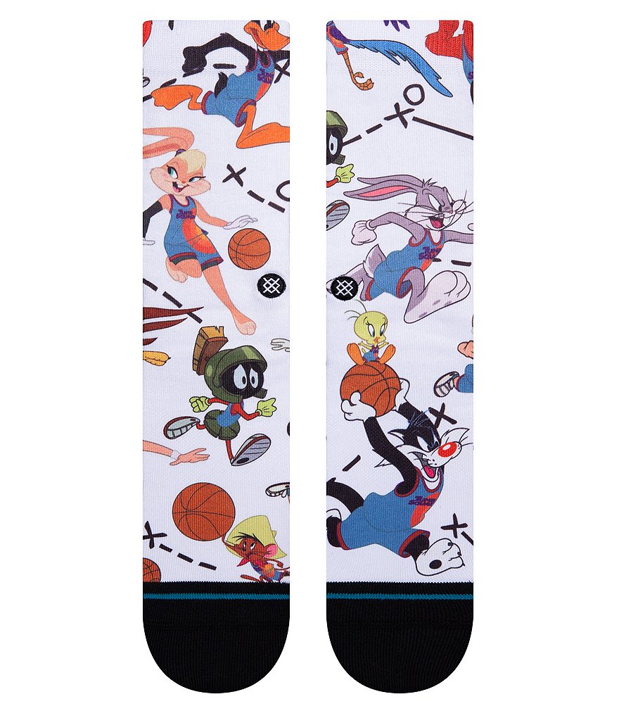 Stance Tune Converstional Space Jam Crew Socks