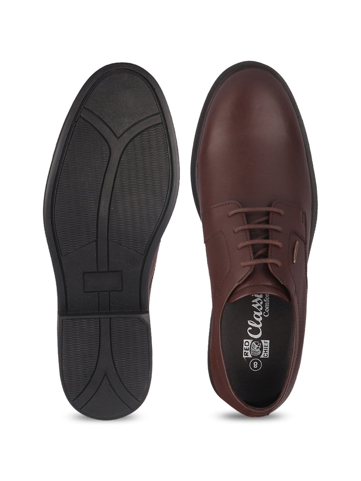 Red Chief Men's Brown Derby Shoes