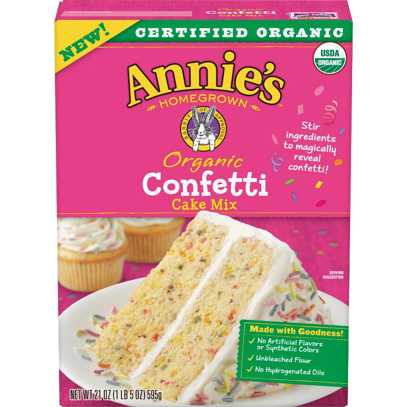Annie's Organic Confetti Cake Mix - 21oz