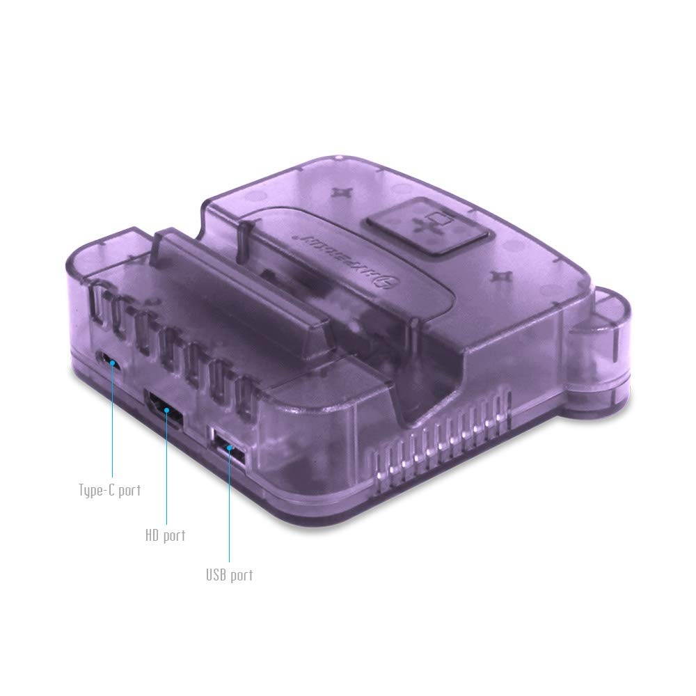 Hyperkin RetroN S64 Console Dock for Nintendo Switch (Purple)