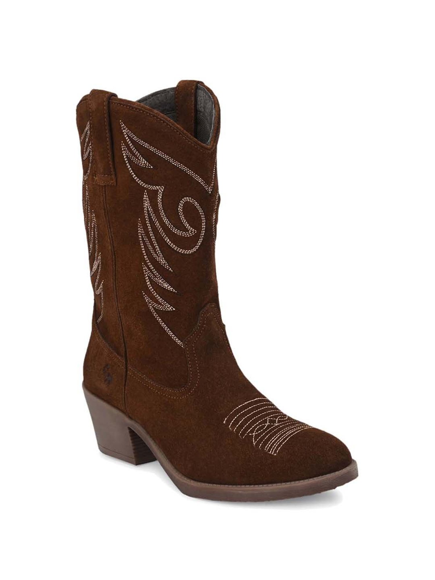 Carlo Romano Women's Brown Cowboy Boots