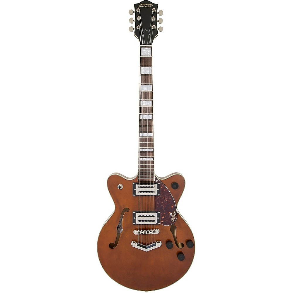 Gretsch Guitars G2655 Streamliner Center Block Jr. with V-Stoptail Electric Guitar Single Barrel Stain
