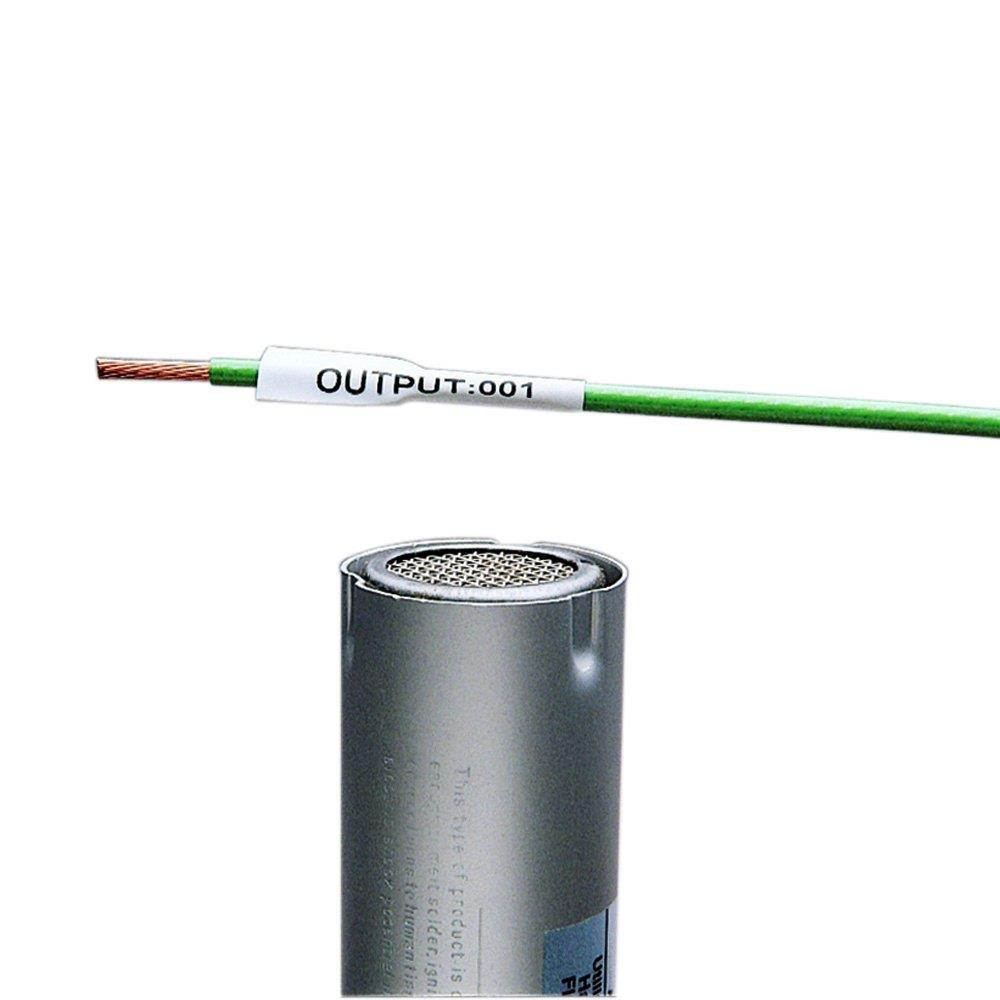 Panduit H000X044H2C P1 Cassette Continuous Heatshrink Tubing Label, Polyolefin,  Yellow