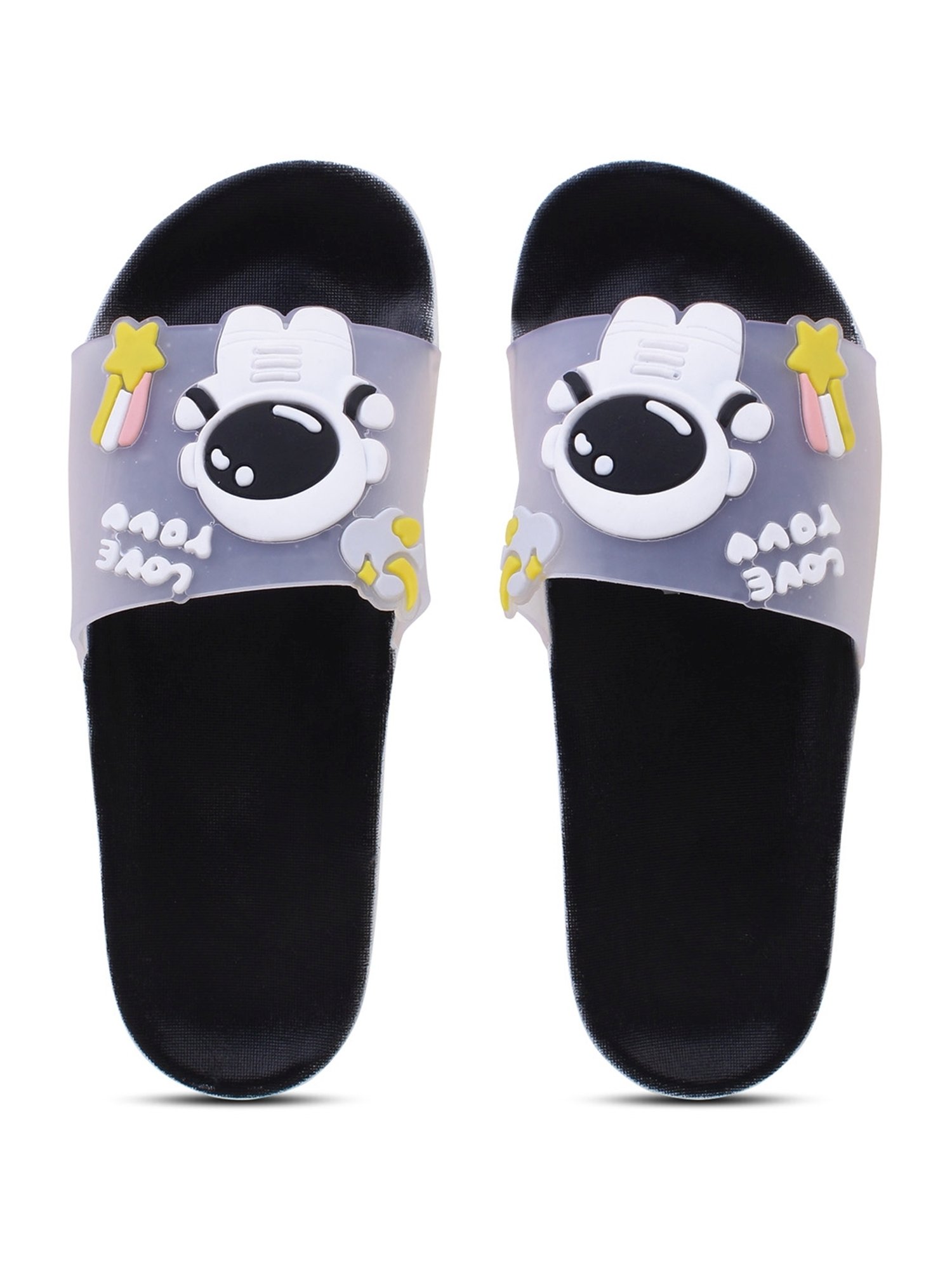 Pampy Angel Women's Black Slides