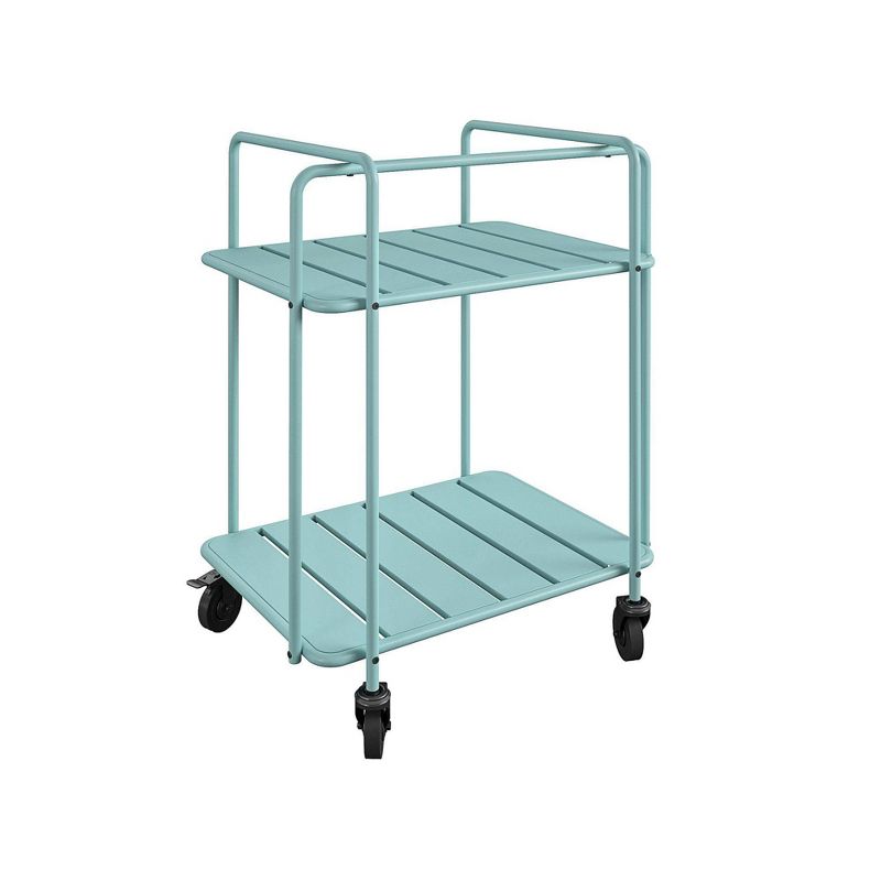 Penelope Outdoor/Indoor Cart - Aqua Haze - Novogratz