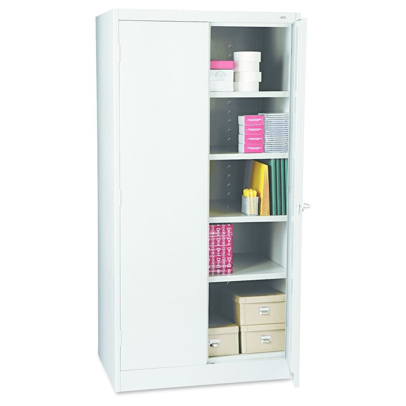 Tennsco 72" High Standard Cabinet, 36w x 24d x 72h, Light Gray