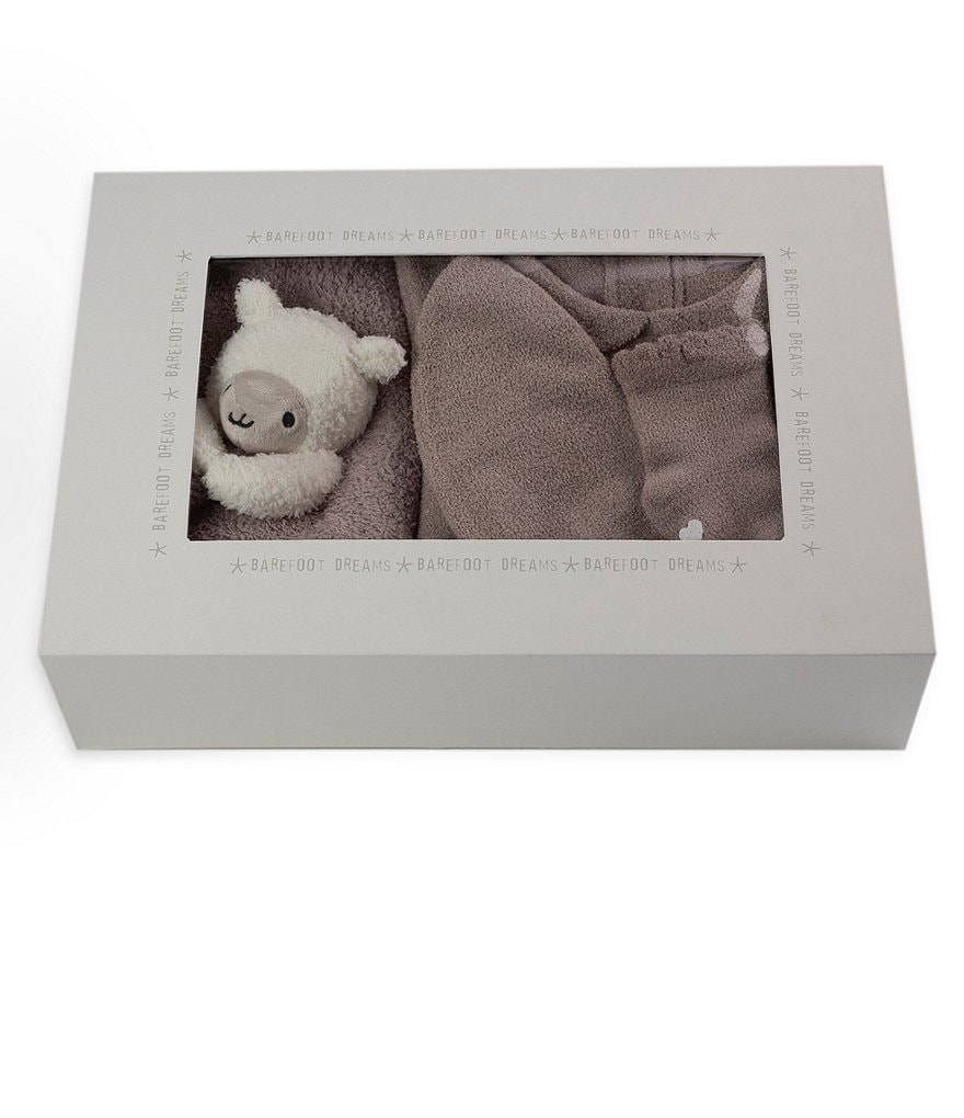 Barefoot Dreams Baby 3-18 Months CozyChic Eyelet Bundle Set