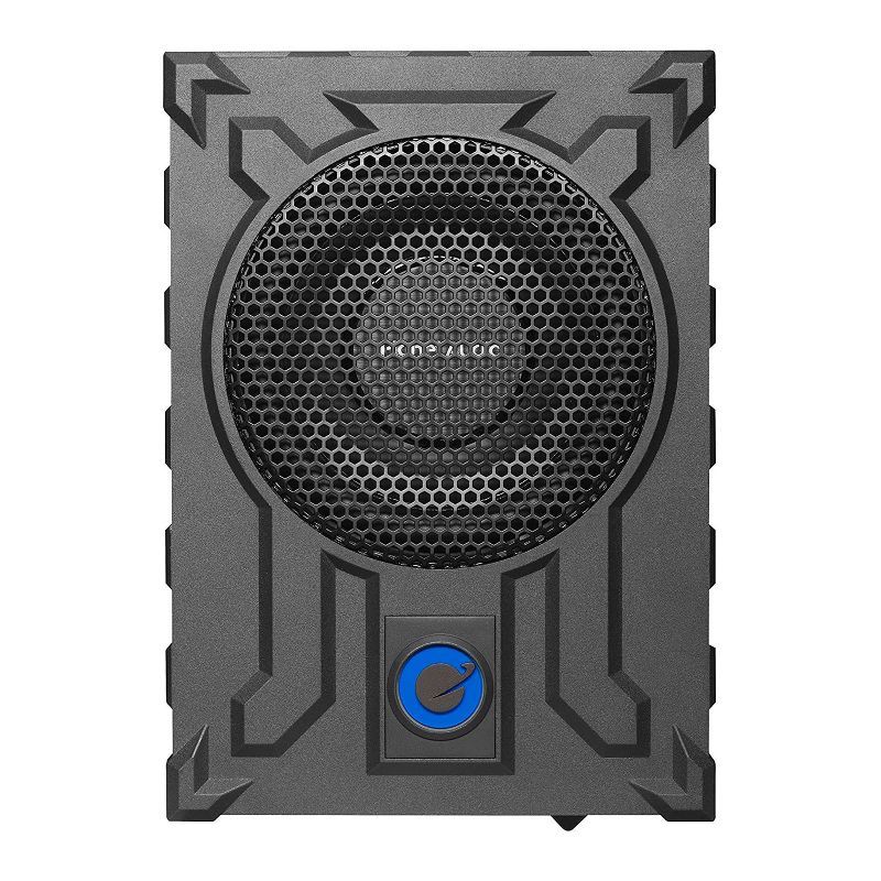 Planet Audio PA8W 8 Inch 800 Watt Car Audio Low Profile Amplified Subwoofer System with Enclosure, Bass Boost, Phase Control, and Protection Features