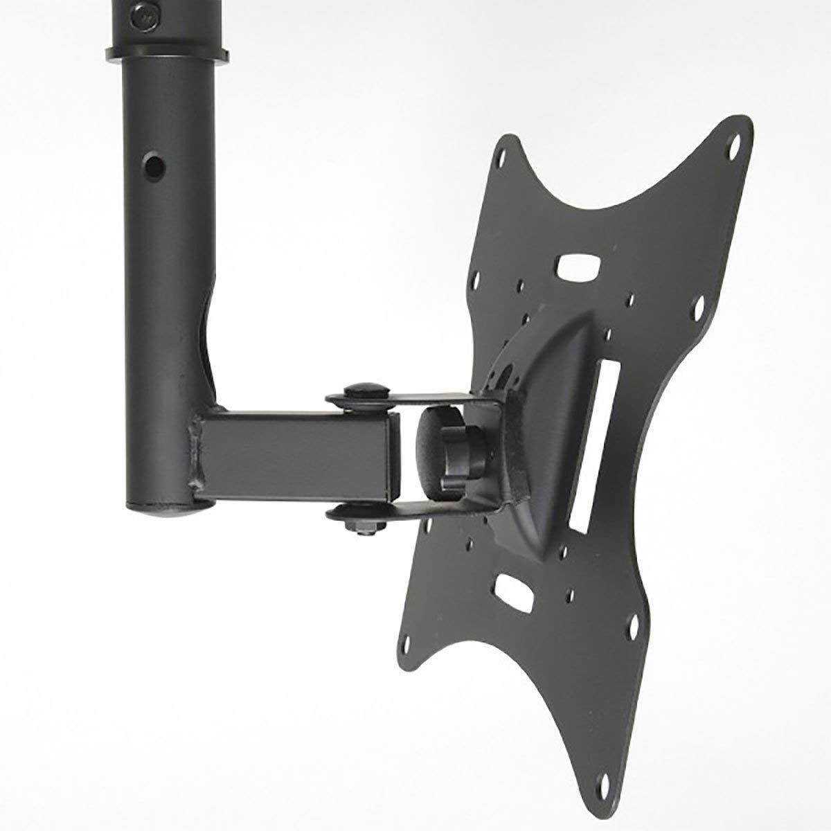 InstallerParts Flat TV Ceiling Mount 23~42" Tilt/Swivel, LCD-504A Black -- LCD LED Plasma TV Flat Panel Displays -- Great for Toshiba, Samsung, LG, Vizio, Sony, Dynex, Insignia and More!