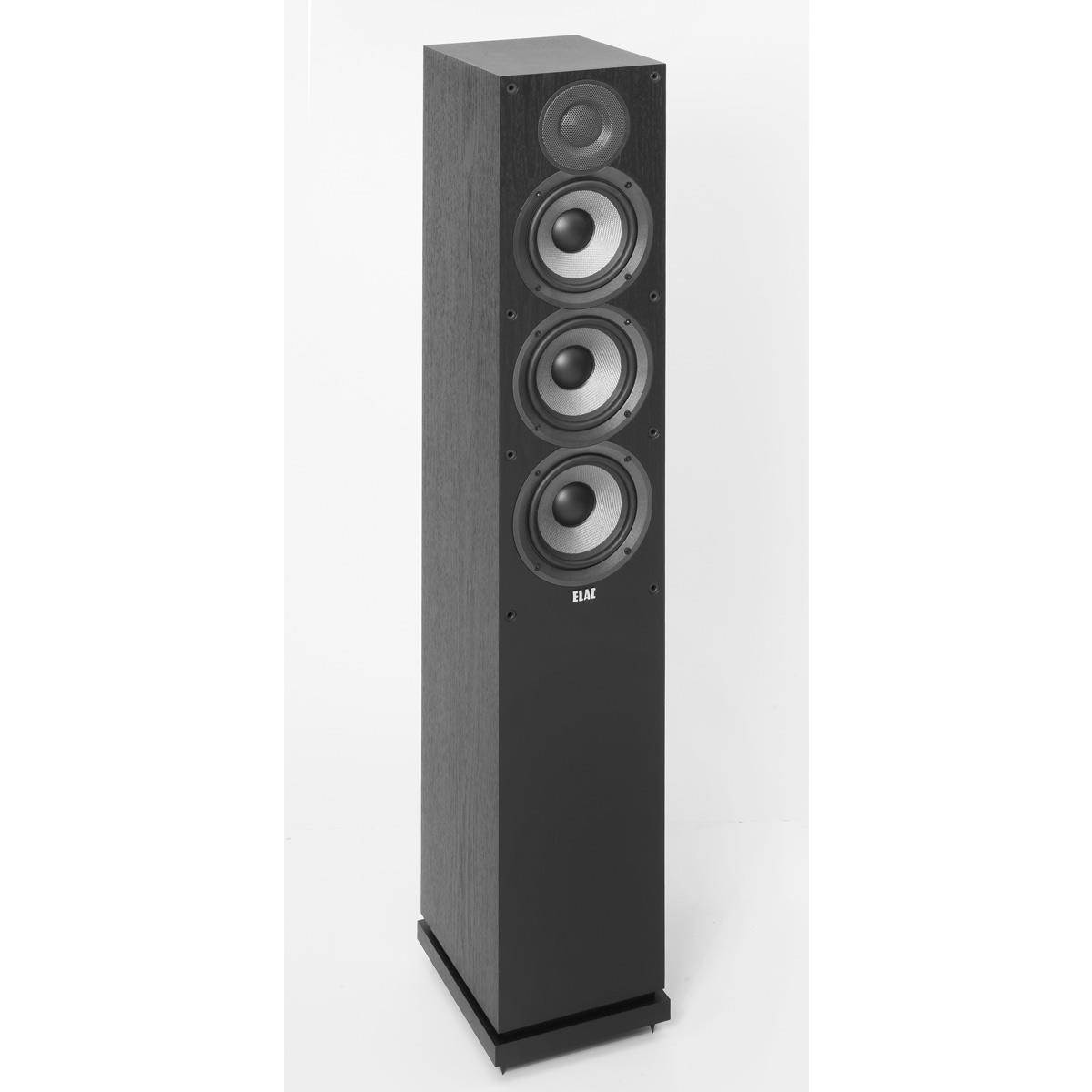 Elac Debut 2.0 F5.2 Aramid-Fiber Floorstanding Speaker - Each (Black Ash Vinyl)