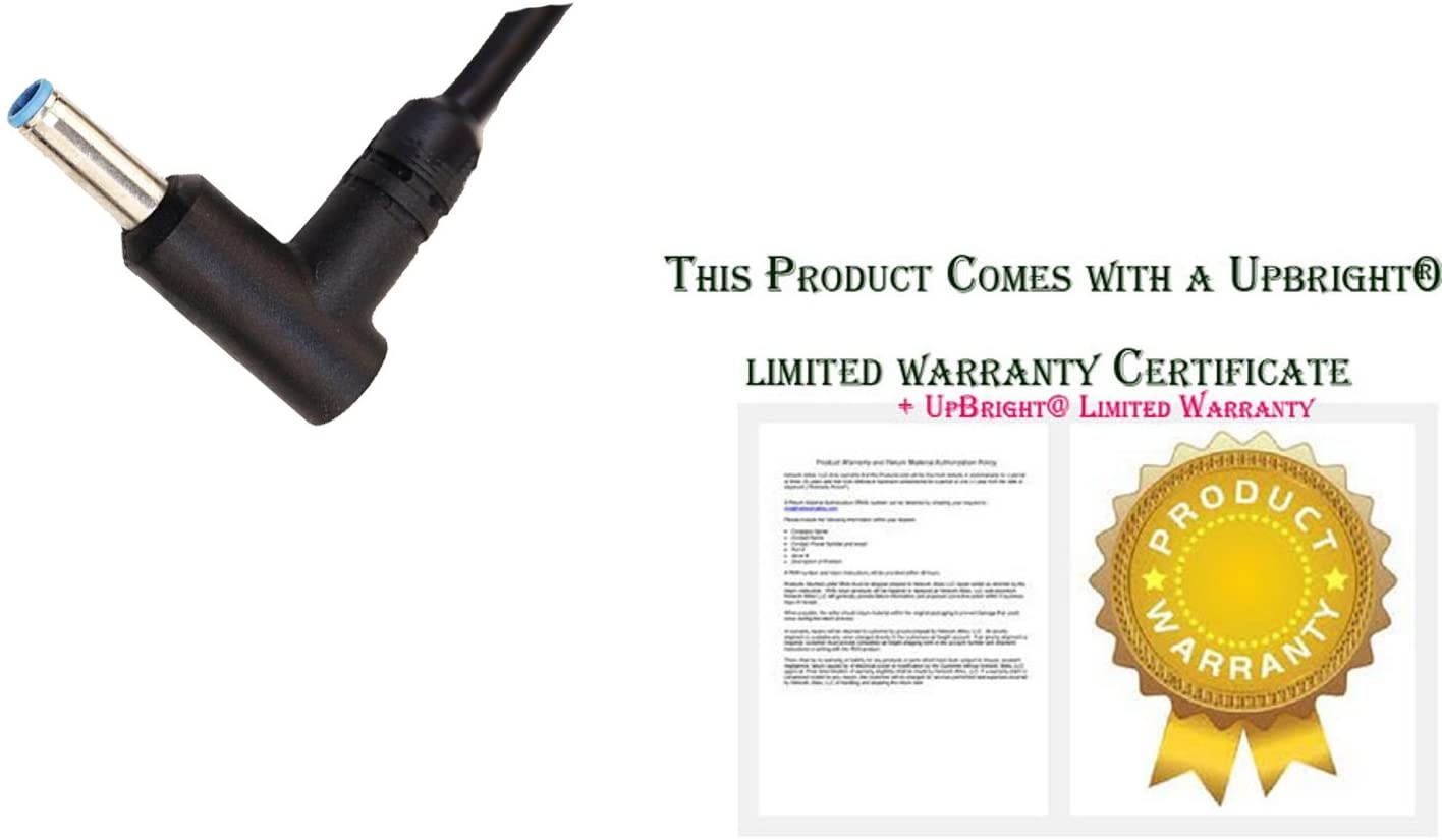 UpBright New 19.5V 3.33A 65W AC/DC Adapter Replacement for HP Stream 15-1039WM 233F 233F-100 Pavilion 11-e020au 11-e100eb 11-h011tu 11-h012tu 11-h013tu 11-2100 Laptop PC Power Supply Battery Charger