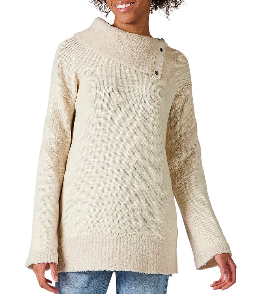 SmartWool Cozy Lodge Foldover Collar Tunic Sweater