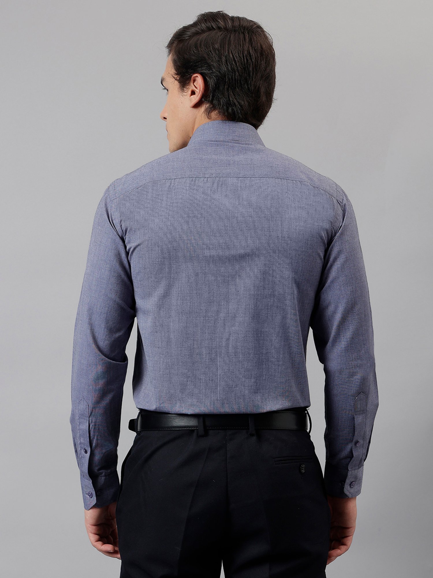 English Navy Navy Slim Fit Shirt