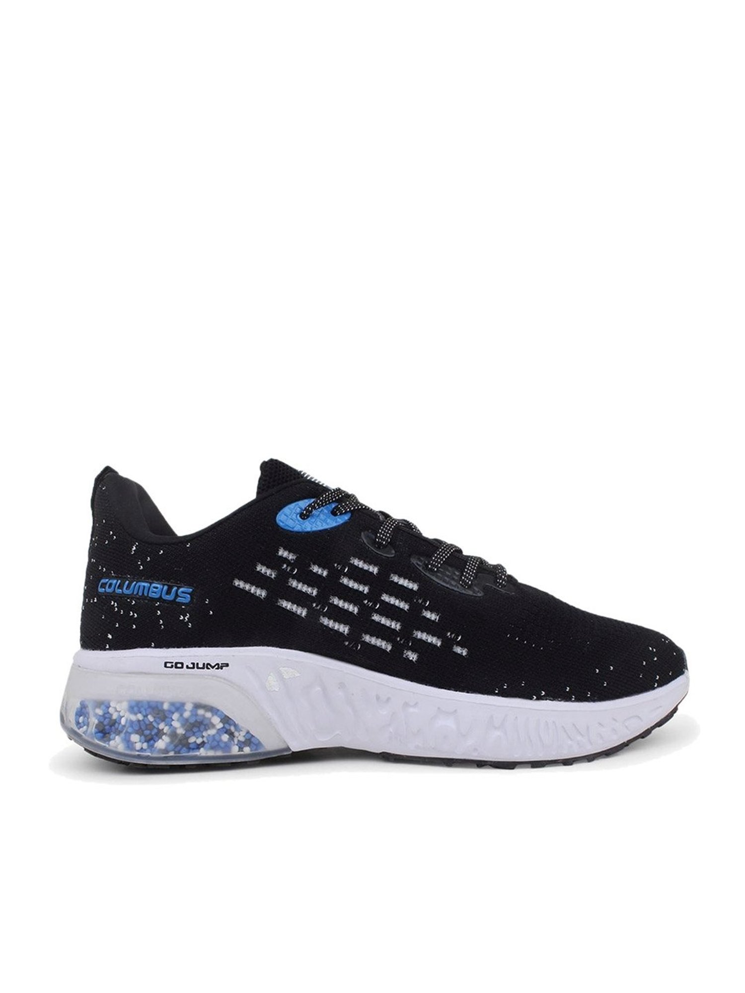 Columbus Men's Black Running Shoes
