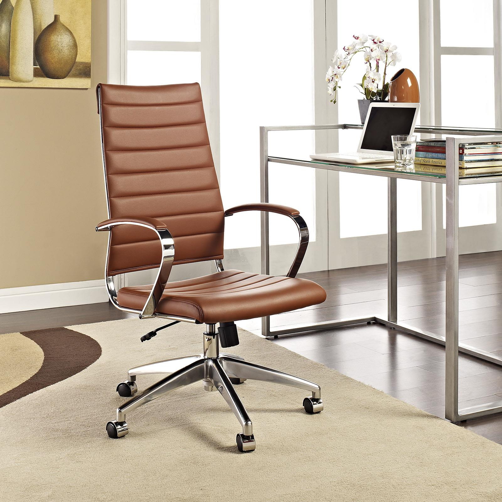 Jive Highback Office Chair in Terracotta