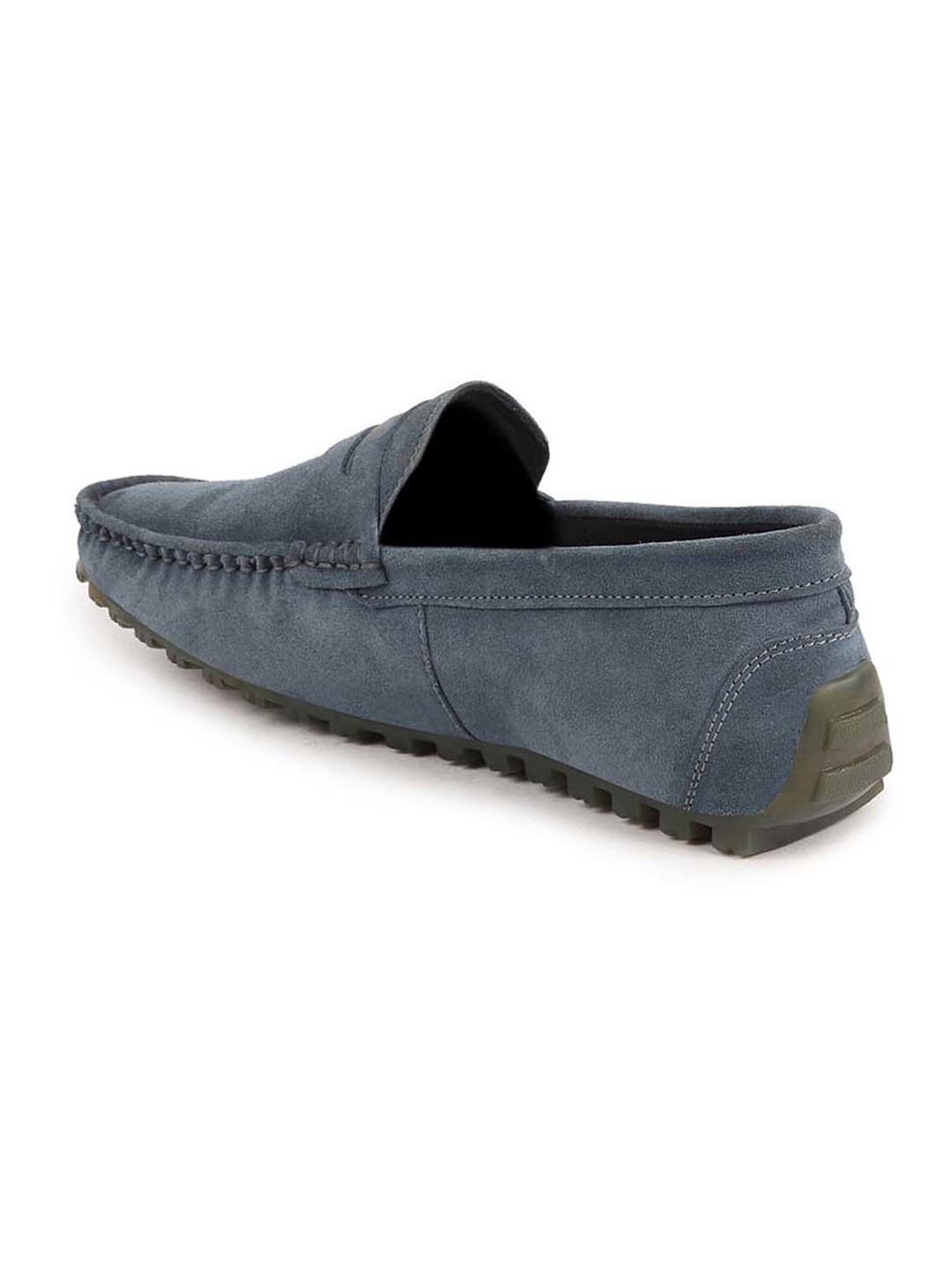 Fausto Men's Grey Casual Loafers