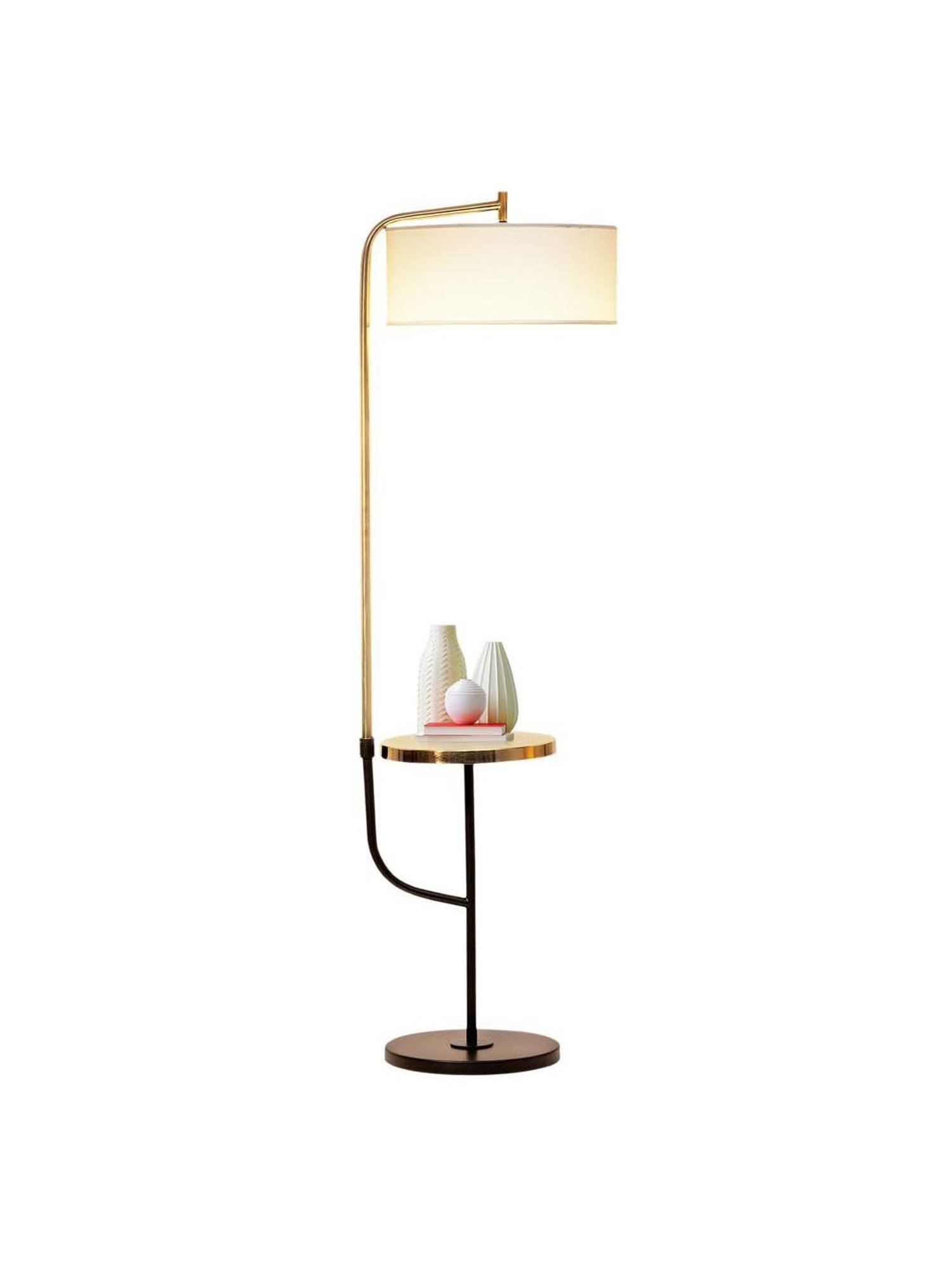 64" x 8.9" x 10.5" Smart Light Full Spectrum Floor Lamp (Includes LED Light Bulb) White - Verilux