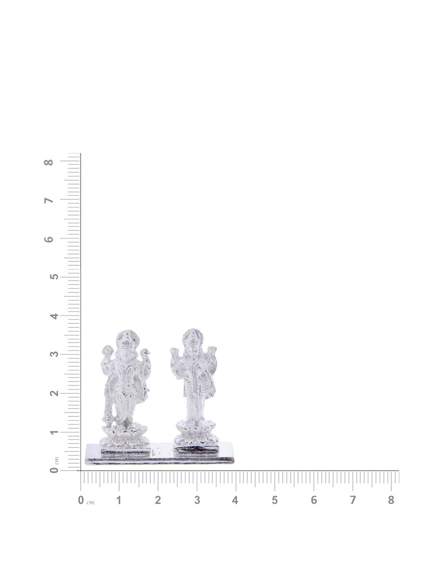 Sri Jagdamba Pearls Laxmi Narayana 0.8 Silver Divine Idol