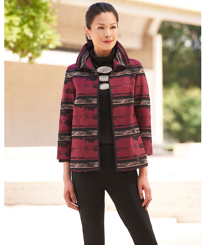 Misook Slim Straight Leg High Waist Washable Pants