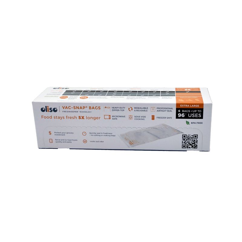 Oliso Vac-Snap Bags - Jumbo