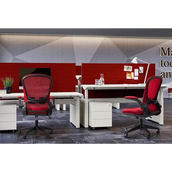 Global Leather Task Chair, Black (8993BK450/550) 