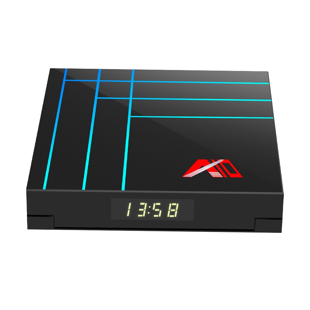 A10 Smart Android 9.0 TV Box RK3318 Quad Core 64 Bit 4GB/64GB UHD 4K VP9 H.265/H.264