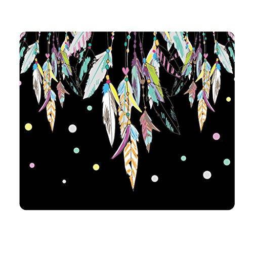 OTM Hipster Prints Black Mouse Pad, Dream Catcher Color
