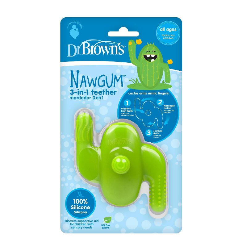 Dr. Brown's Nawgum 3-in-1 Textured Silicone Teether