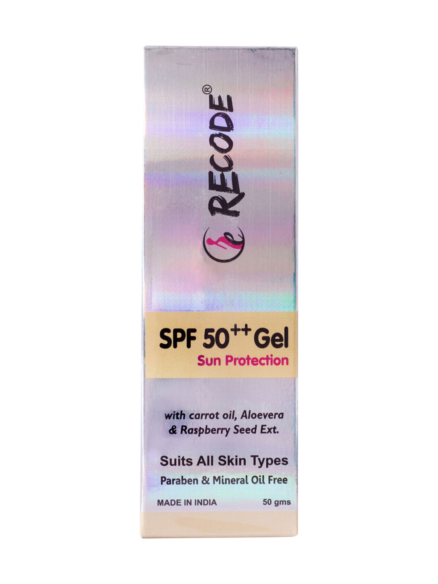 Recode SPF 50++ Sun Protection Gel - 50 gm
