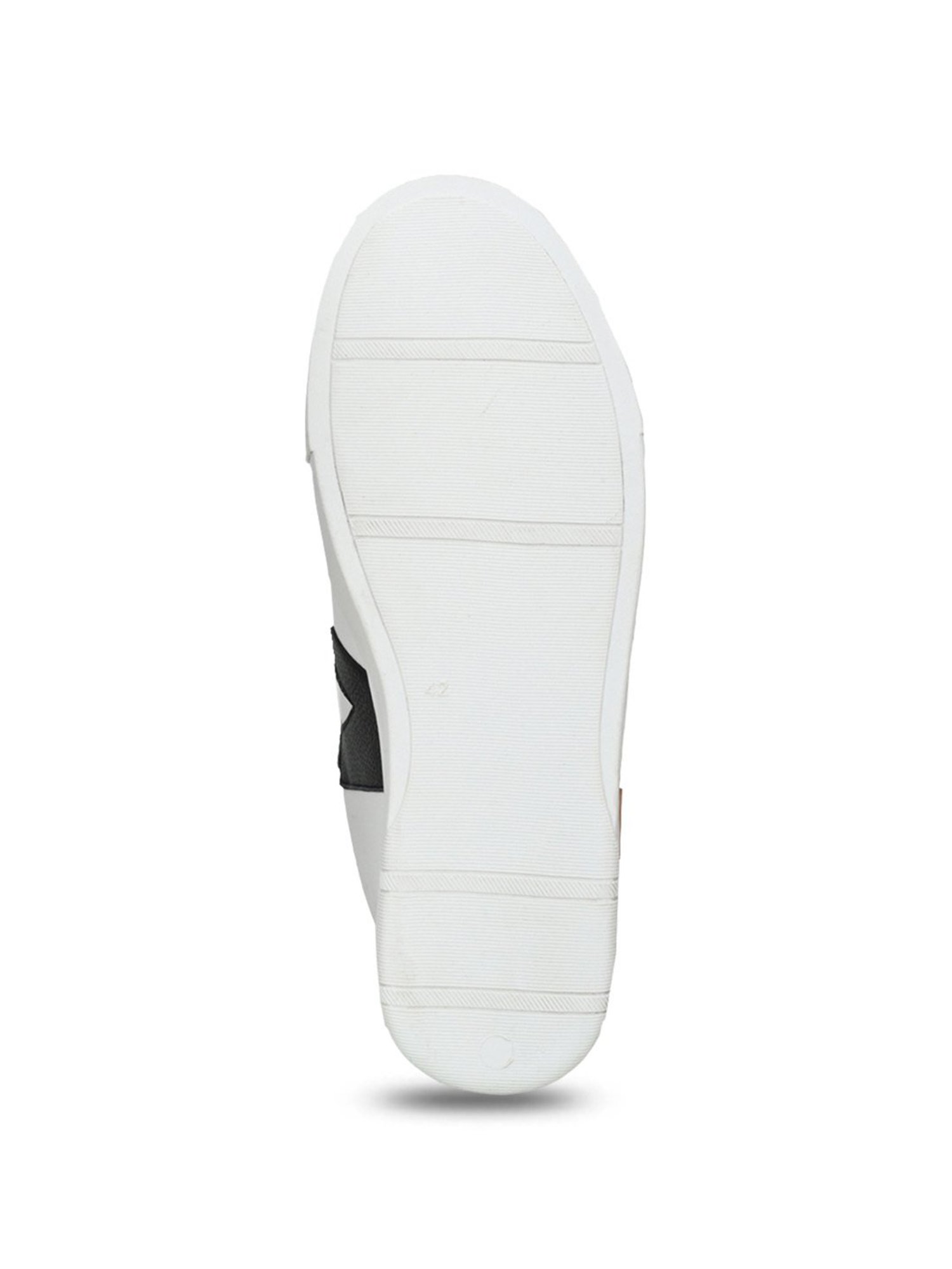 El Paso Men's White Casual Sneakers