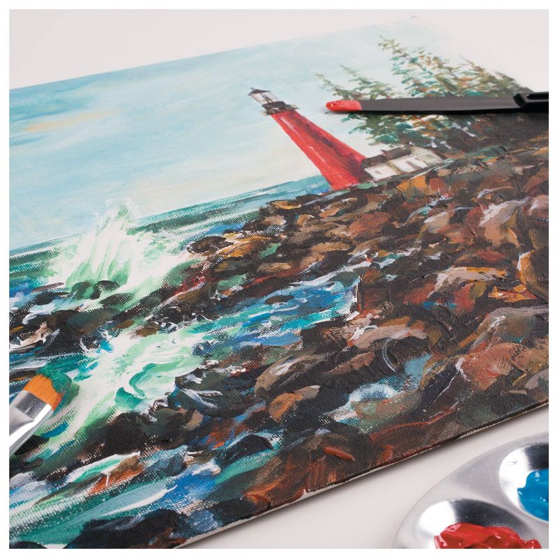 3ct Primed Cotton Canvas Panels 8" x 10" - Derwent