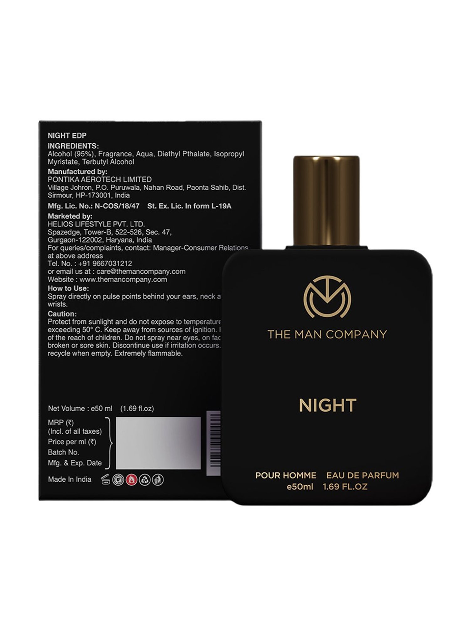 The Man Company Night Eau de Parfum - 50 ml