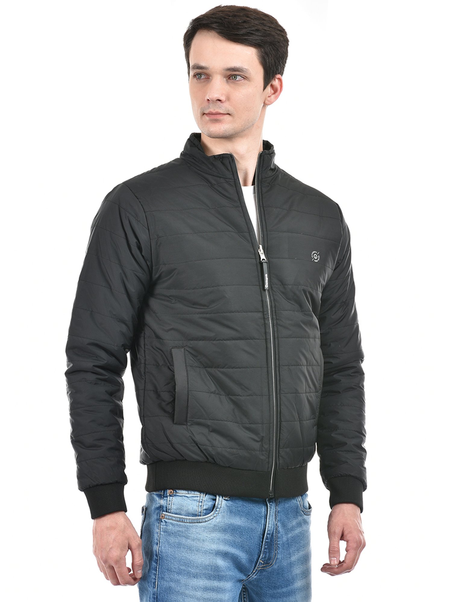 Integriti Black & Olive Regular Fit Reversible Jacket