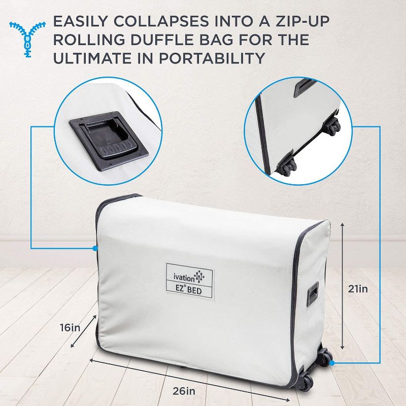 Beautyrest Comfort Plus 17" Anti-Microbial Air Mattress with Pump - Full