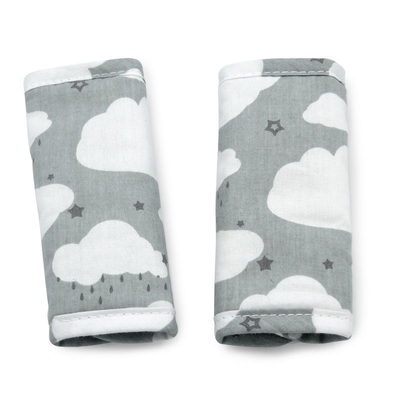 GO By Goldbug Space Duo Head Support And Strap Cover Set For Car Seat, Stroller, Bouncer