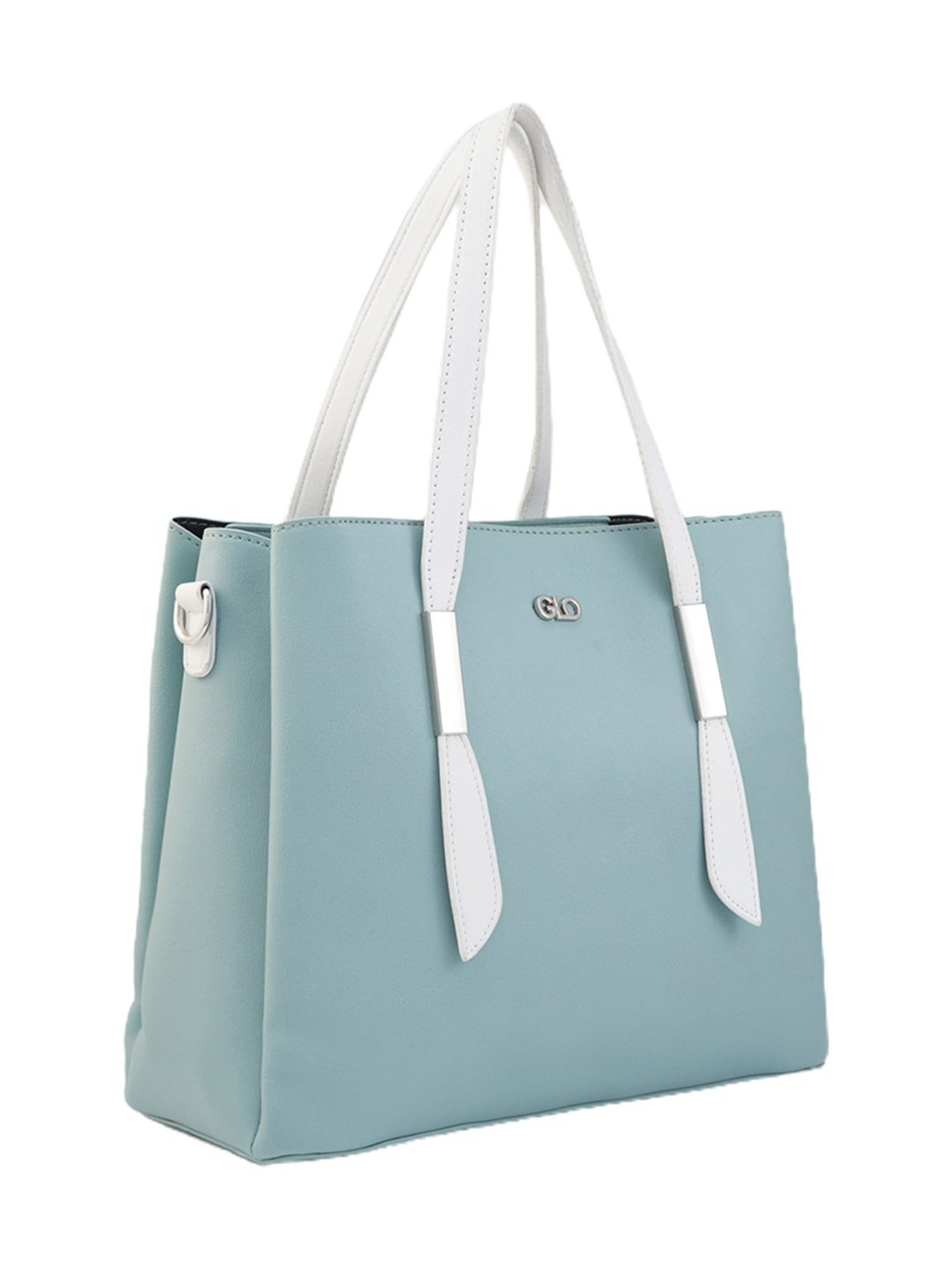 Globus Iceberg Blue Solid Medium Handheld Handbag