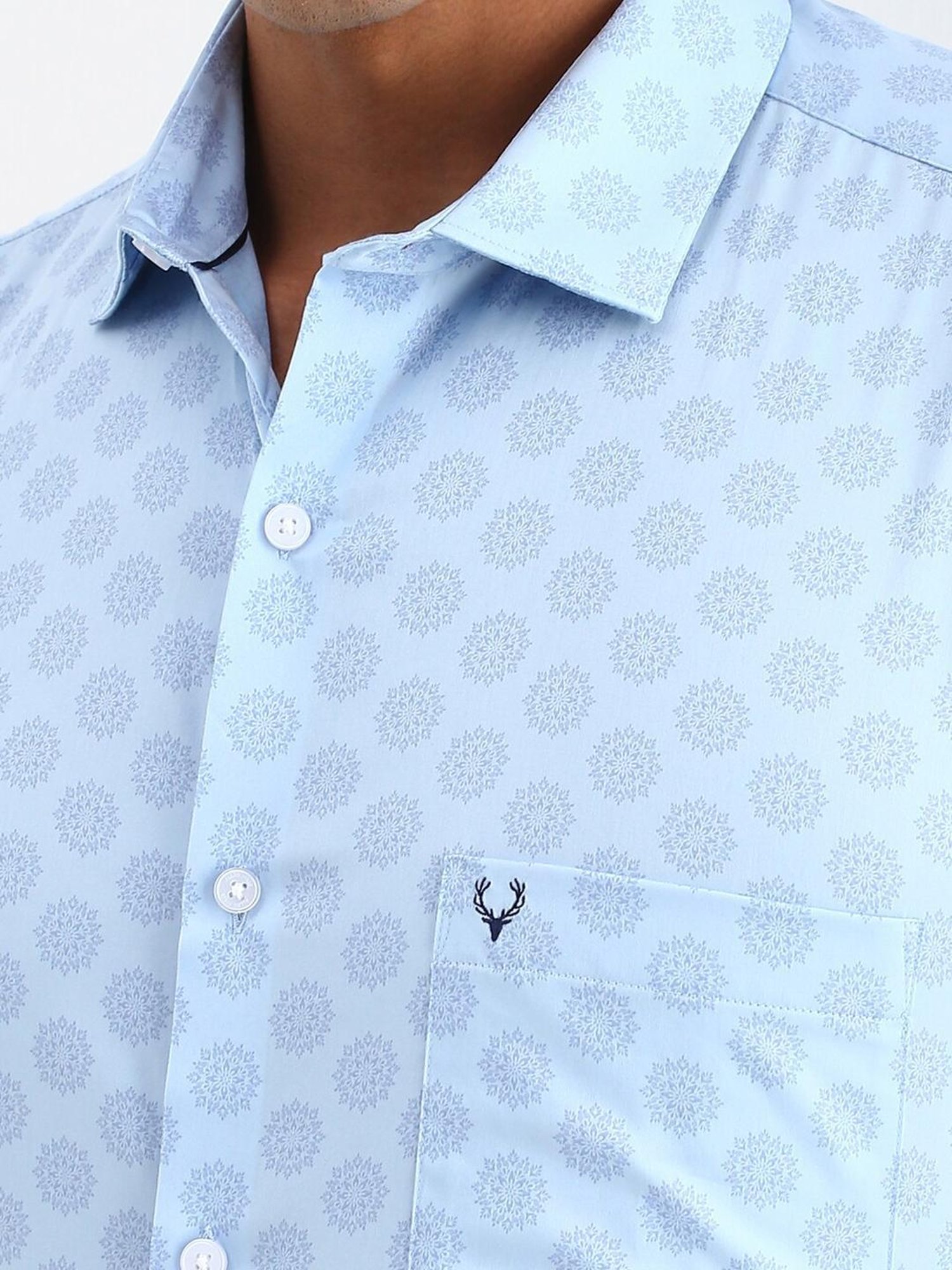 Arrow Sport Dark Green Cotton Slim Fit Shirt