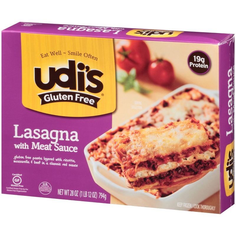 Udi's Gluten Free Frozen Lasagna with Meat Sauce - 28oz