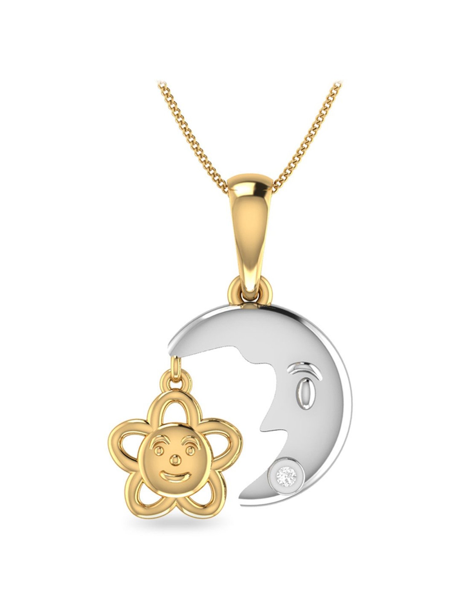 PC Jeweller Hifazat 18k Gold Pendant without Chain for Kids