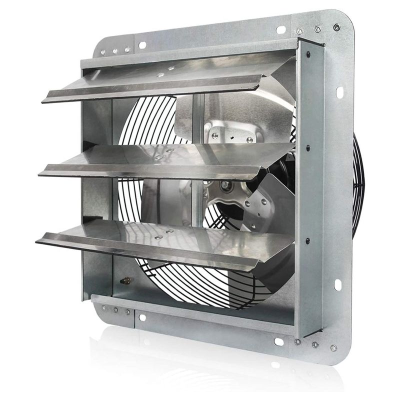 VieAir 12 Inch Exhaust Ventilation Fan with Shutters