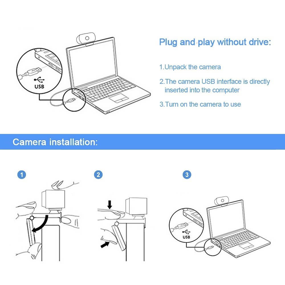 1080P USB Smart Meeting Broadcast Live Video Webcam