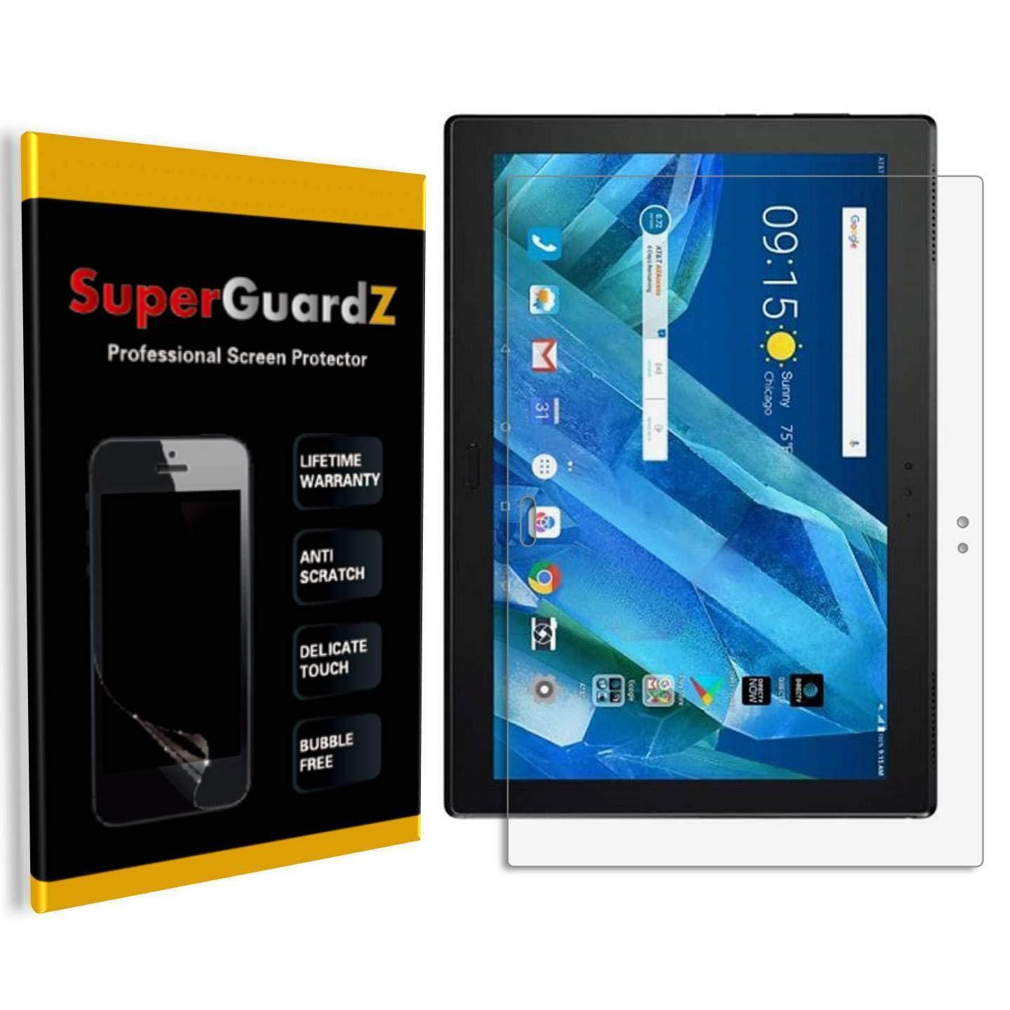 [3-Pack] for Lenovo Tab 4 Plus 10" / Lenovo Moto Tab Screen Protector - SuperGuardZ, Ultra Clear, Anti-Scratch, Anti-Bubble [Lifetime Replacement]