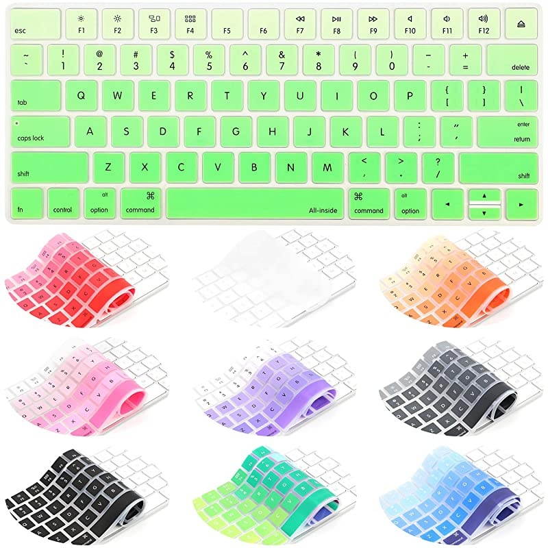 Ombre Green Cover for Apple Magic Keyboard (MLA22LL/A) with US Layout